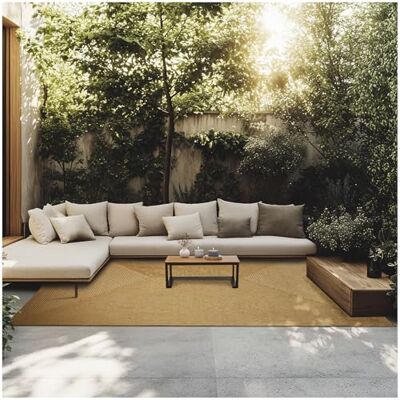 tectake - Raya - Jute-Optik - Indoor/Outdoor - Rug tectake - Raya - Jute-Optik - Indoor/Outdoor - Rug