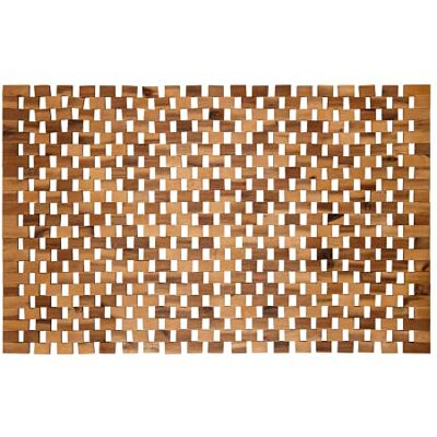 PANA ®ECO Badematte Holz 60x100 cm 100% Akazienholz Robuste Fußmatte Holzmatte aus Echtholz Naturprodukt Rutschfest, langlebig, robust Pflegeleichter und hygienischer Badvorleger PANA ®ECO Badematte Holz 60x100 cm 100% Akazienholz Robuste Fußmatte Holzmatte aus Echtholz Naturprodukt Rutschfest, langlebig, robust Pflegeleichter und hygienischer Badvorleger