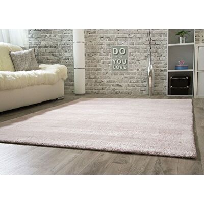 Steffensmeier Designer Teppich Modern Nicki in Mauve, Ökotex Zertifiziert, Größe: 60x120 cm Steffensmeier Designer Teppich Modern Nicki in Mauve, Ökotex Zertifiziert, Größe: 60x120 cm
