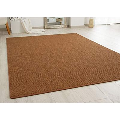 Steffensmeier Sisal Teppich Acapulco gekettelter Sisalteppich aus 100% Sisal in Braun, Größe: 200x290 cm Steffensmeier Sisal Teppich Acapulco gekettelter Sisalteppich aus 100% Sisal in Braun, Größe: 200x290 cm