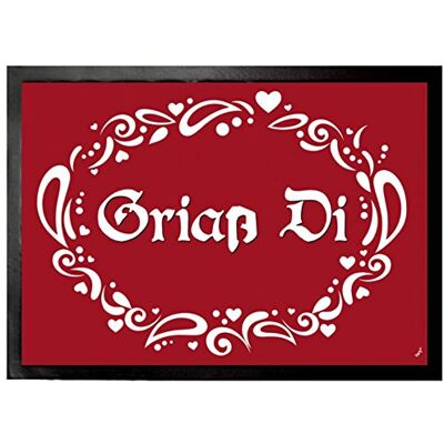 1art1 Bayern Griaß Di, Rot Weiß Fußmatte Dekomatte Innenbereich Design Türmatte 70x50 cm 1art1 Bayern Griaß Di, Rot Weiß Fußmatte Dekomatte Innenbereich Design Türmatte 70x50 cm