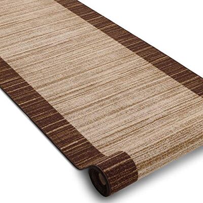 RugsX Braune Anti-Rutsch Läufer 100x290cm RugsX Braune Anti-Rutsch Läufer 100x290cm