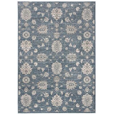 Safavieh Traditionell Teppich für Wohnzimmer, Esszimmer, Schlafzimmer Vintage Collection, Kurzer Flor, Silber und Elfenbein, 160 X 229 cm Safavieh Traditionell Teppich für Wohnzimmer, Esszimmer, Schlafzimmer Vintage Collection, Kurzer Flor, Silber und Elfenbein, 160 X 229 cm