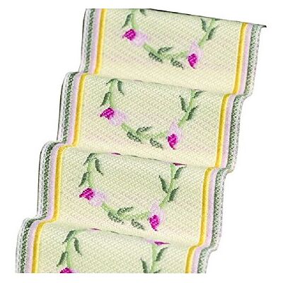 Melody Jane Puppenhaus Gewebt Treppe Teppich Läufer Rosa Blumenmuster Kranz Miniatur Melody Jane Puppenhaus Gewebt Treppe Teppich Läufer Rosa Blumenmuster Kranz Miniatur
