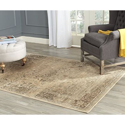 Sasha Beigefarbener Teppich - 122x170 cm - Warmer Dickfloriger Teppich Sasha Beigefarbener Teppich - 122x170 cm - Warmer Dickfloriger Teppich