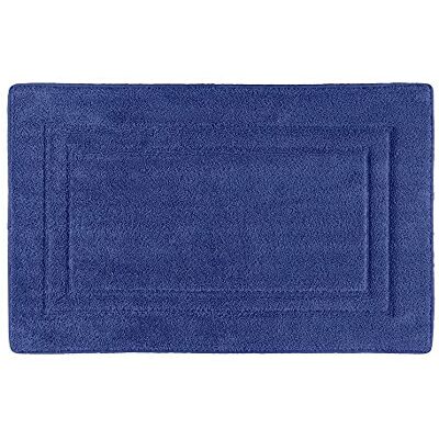 PANA Viskoelastische Frottee Badematte I Hochflor Badvorleger I Duschvorleger mit viskoelastischem Memoryschaum I rutschfest und saugstark I Größe: 50 x 80 cm I Farbe: Dunkelblau PANA Viskoelastische Frottee Badematte I Hochflor Badvorleger I Duschvorleger mit viskoelastischem Memoryschaum I rutschfest und saugstark I Größe: 50 x 80 cm I Farbe: Dunkelblau