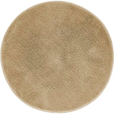 andiamo Badematte rutschfest Florida Badezimmerteppich weich und flauschig Badteppich rutschfest waschbar Duschvorleger Badvorleger für Badezimmer 60 cm rund Taupe andiamo Badematte rutschfest Florida Badezimmerteppich weich und flauschig Badteppich rutschfest waschbar Duschvorleger Badvorleger für Badezimmer 60 cm rund Taupe