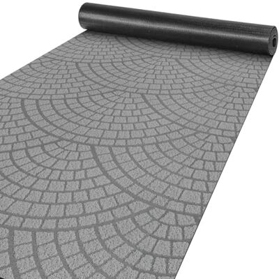ANRO Teppich Läufer Küchenläufer Küchenteppich Läufer Flur Teppich Velours rutschfest waschbar für Flur, Schlafzimmer, Wohnzimmer, Küche Davis Grau 100 x 120cm ANRO Teppich Läufer Küchenläufer Küchenteppich Läufer Flur Teppich Velours rutschfest waschbar für Flur, Schlafzimmer, Wohnzimmer, Küche Davis Grau 100 x 120cm