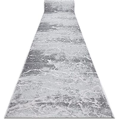RugsX Läufer Structural MEFE 6182 - Grau 60x340 cm - Teppichläufer RugsX Läufer Structural MEFE 6182 - Grau 60x340 cm - Teppichläufer