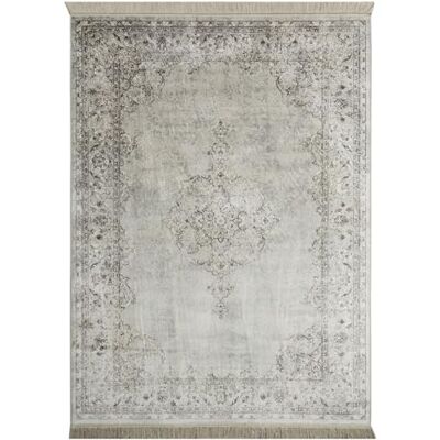 Steffensmeier Kurzflor Teppich Riad Wohnzimmer Orient Pflegeleicht Vintage Keshan Grau, Größe: 195x300 cm Steffensmeier Kurzflor Teppich Riad Wohnzimmer Orient Pflegeleicht Vintage Keshan Grau, Größe: 195x300 cm