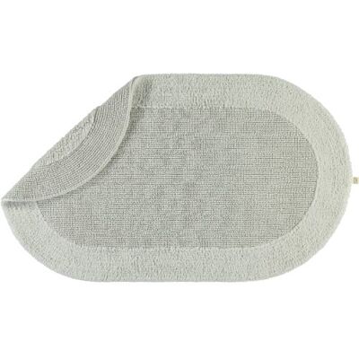 Rhomtuft Badteppich oval Exquisit perlgrau 11 80x160 cm Rhomtuft Badteppich oval Exquisit perlgrau 11 80x160 cm
