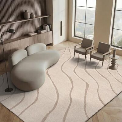 Raton Creme & Beige Teppich - 160x229cm - Teppich Raton Creme & Beige Teppich - 160x229cm - Teppich