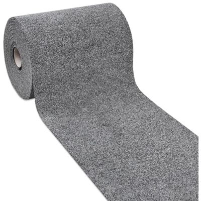 Emmevi Teppichläufer, Meterware, Höhe 50 cm, nach Maß, Teppich, Flur, Eingang, rutschfest, Grau Emmevi Teppichläufer, Meterware, Höhe 50 cm, nach Maß, Teppich, Flur, Eingang, rutschfest, Grau