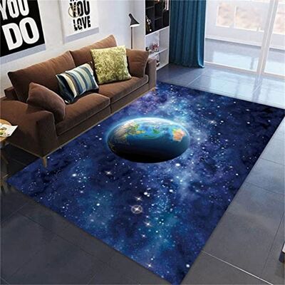 Sticker Superb. Galaxy Starry Wohnzimmer Teppich Großer Planet Kinderzimmerteppich Earth Star Area Teppich Kinderzimmer Teppich Gaming Zone rutschfeste Bodenmatte Korridor Küche Fußmatte (160 x 200 cm, Farbe 2) Sticker Superb. Galaxy Starry Wohnzimmer Teppich Großer Planet Kinderzimmerteppich Earth Star Area Teppich Kinderzimmer Teppich Gaming Zone rutschfeste Bodenmatte Korridor Küche Fußmatte (160 x 200 cm, Farbe 2)