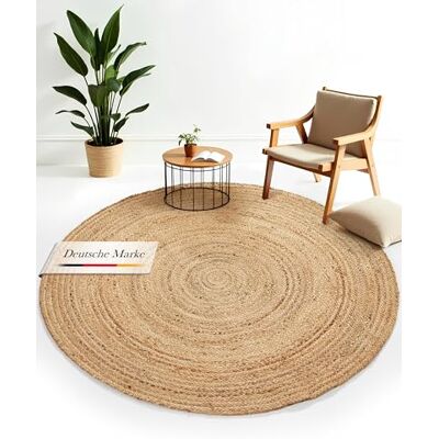 CARPETFINE - Nele Juteteppich Naturfaser - natur rug CARPETFINE - Nele Juteteppich Naturfaser - natur rug