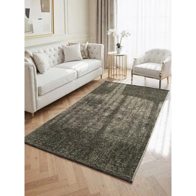 ELLE Decoration Brilliance Kurzflor Teppich Prisma, Wohnzimmerteppich mit Raster Design, Kachel, Quadrat Muster, Glänzender, Moderner Teppich für Wohnzimmer, Schlafzimmer Grün, 80x150 cm ELLE Decoration Brilliance Kurzflor Teppich Prisma, Wohnzimmerteppich mit Raster Design, Kachel, Quadrat Muster, Glänzender, Moderner Teppich für Wohnzimmer, Schlafzimmer Grün, 80x150 cm