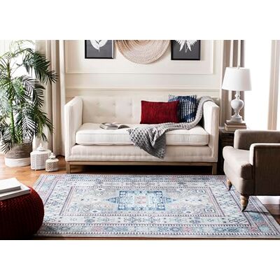 Safavieh - Kathryn Border - Blau - 180x120 cm - Teppich Safavieh - Kathryn Border - Blau - 180x120 cm - Teppich