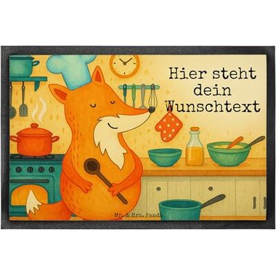 Panda Fussmatte personalisiert Fuchs Koch Design 50 x 75 cm Geschenk, Bäcker, Hungrig, Personalisierte Fußmatte, Abendessen, mit Namen, personalisierbar, Individuelle, Chefkoch Panda Fussmatte personalisiert Fuchs Koch Design 50 x 75 cm Geschenk, Bäcker, Hungrig, Personalisierte Fußmatte, Abendessen, mit Namen, personalisierbar, Individuelle, Chefkoch