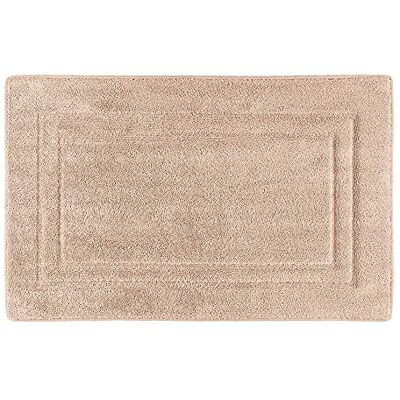 PANA Viskoelastische Frottee Badematte I Hochflor Badvorleger I Duschvorleger mit viskoelastischem Memoryschaum I rutschfest und saugstark I Größe: 50 x 80 cm I Farbe: Beige PANA Viskoelastische Frottee Badematte I Hochflor Badvorleger I Duschvorleger mit viskoelastischem Memoryschaum I rutschfest und saugstark I Größe: 50 x 80 cm I Farbe: Beige