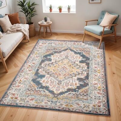 SURYA Casablanca Vintage Mehrfarbiger Teppich - 160x213cm SURYA Casablanca Vintage Mehrfarbiger Teppich - 160x213cm