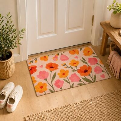 Astra Rutschfeste Sauberlaufmatte innen Blumen Home 66 x 110 cm (Rechteckig) Miabella Türmatte rutschfester Läufer Wohnraum Fußmatte extrem saugfähiger Küchenläufer waschbar bei 30°C Schmutzfangmatte Astra Rutschfeste Sauberlaufmatte innen Blumen Home 66 x 110 cm (Rechteckig) Miabella Türmatte rutschfester Läufer Wohnraum Fußmatte extrem saugfähiger Küchenläufer waschbar bei 30°C Schmutzfangmatte