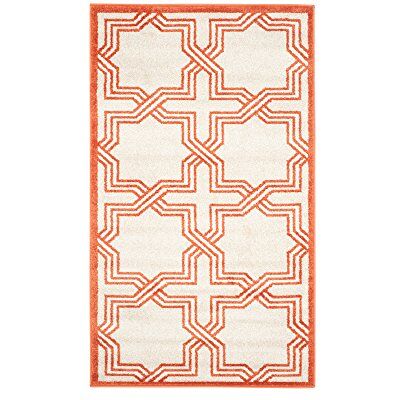 Safavieh - Barcares - Orange - 120x76 cm - Outdoor-Teppich Safavieh - Barcares - Orange - 120x76 cm - Outdoor-Teppich