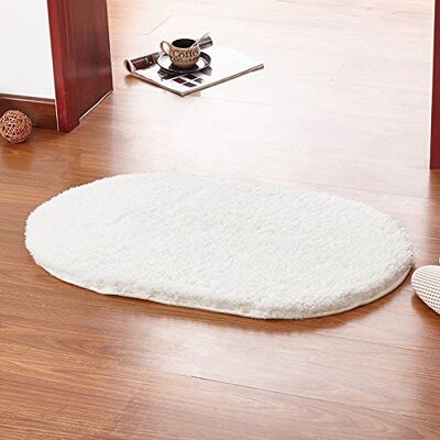 Generic Badematte Badezimmer Saugfähige Teppich Schlafzimmer Küche Wohnzimmer rutschfeste Matte 60X90cm Weiß Generic Badematte Badezimmer Saugfähige Teppich Schlafzimmer Küche Wohnzimmer rutschfeste Matte 60X90cm Weiß
