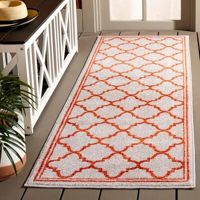 Safavieh - Aldona - Orange - 210x68x0.64 cm - Outdoor Rug Safavieh - Aldona - Orange - 210x68x0.64 cm - Outdoor Rug