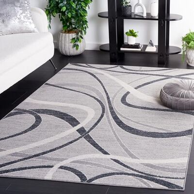Safavieh - Odyssey - Grau/Elfenbein - 185x275 cm - Rug Safavieh - Odyssey - Grau/Elfenbein - 185x275 cm - Rug