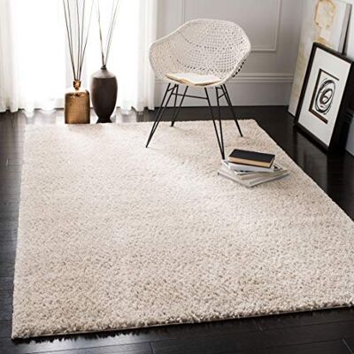 Safavieh Beigefarbener 120x180cm Shag-Teppich - Teppich Safavieh Beigefarbener 120x180cm Shag-Teppich - Teppich