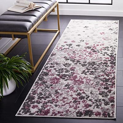 Safavieh Loper Alyssa Polypropylen Teppich - 240x60x1.27 cm, Lila, Gemustert Safavieh Loper Alyssa Polypropylen Teppich - 240x60x1.27 cm, Lila, Gemustert