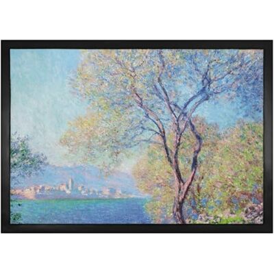1art1 Claude Monet Blick auf Antibes von La Salis, 1888 Fußmatte Dekomatte Innenbereich Design Türmatte 70x50 cm 1art1 Claude Monet Blick auf Antibes von La Salis, 1888 Fußmatte Dekomatte Innenbereich Design Türmatte 70x50 cm