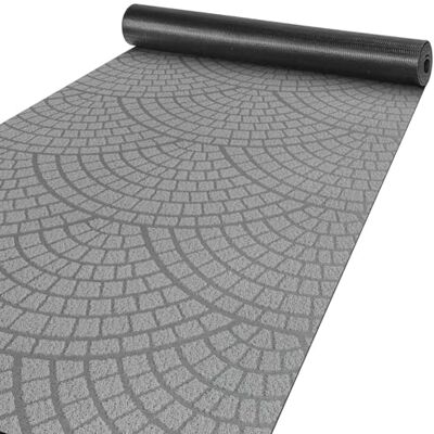 ANRO Teppich Läufer Küchenläufer Küchenteppich Läufer Flur Teppich Velours rutschfest waschbar für Flur, Schlafzimmer, Wohnzimmer, Küche Davis Grau 67 x 140cm ANRO Teppich Läufer Küchenläufer Küchenteppich Läufer Flur Teppich Velours rutschfest waschbar für Flur, Schlafzimmer, Wohnzimmer, Küche Davis Grau 67 x 140cm