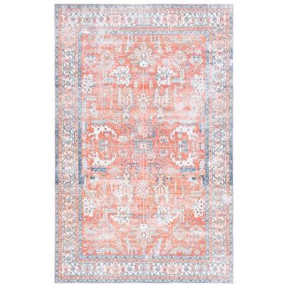 Safavieh - Safavieh Polyester Rug Rost/Aqua 90x150 - Rug Safavieh - Safavieh Polyester Rug Rost/Aqua 90x150 - Rug