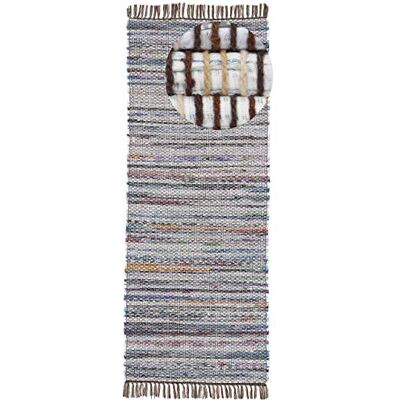 CARPETFINE Kelim Chindi - Handgewebter Moderner Recycling-Teppich CARPETFINE Kelim Chindi - Handgewebter Moderner Recycling-Teppich