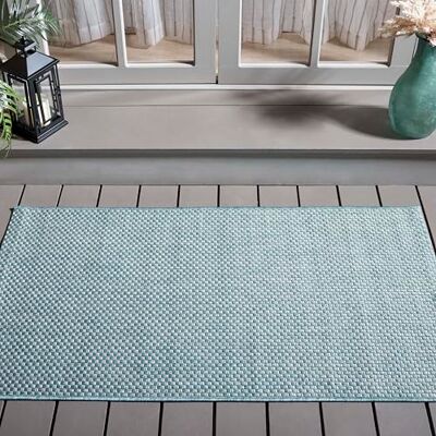 Safavieh - Courtyard - Aqua/Grau - 80x150 cm - Rug Safavieh - Courtyard - Aqua/Grau - 80x150 cm - Rug