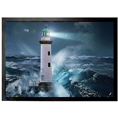 1art1 Leuchttürme Leuchtturm Bei Sturm Im Mondlicht Fußmatte Dekomatte Innenbereich Design Türmatte 70x50 cm 1art1 Leuchttürme Leuchtturm Bei Sturm Im Mondlicht Fußmatte Dekomatte Innenbereich Design Türmatte 70x50 cm