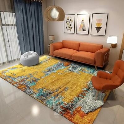 ART Kurzflor Teppich 160x240 cm Abstrakt Chic Tintenspritzer Teppiche Modern Wohnzimmer Weich Marmor Optik für Wohnzimmer Schlafzimmer Esszimmer Flur Teppich Rechteckig Waschmaschinenfest ART Kurzflor Teppich 160x240 cm Abstrakt Chic Tintenspritzer Teppiche Modern Wohnzimmer Weich Marmor Optik für Wohnzimmer Schlafzimmer Esszimmer Flur Teppich Rechteckig Waschmaschinenfest