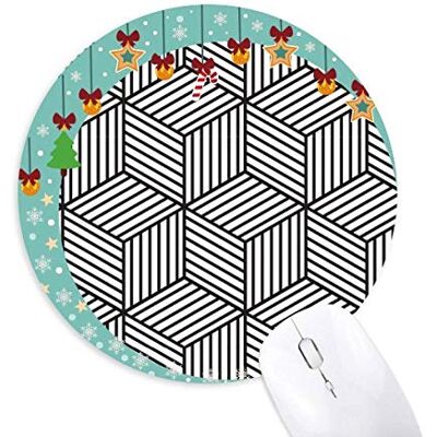 Simple Line Art Grain Illustration Muster Mouse Pad Jingling Bell Round Rubber Mat Simple Line Art Grain Illustration Muster Mouse Pad Jingling Bell Round Rubber Mat