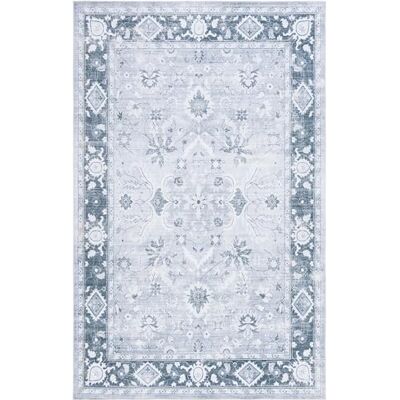 Safavieh - Polyester Rug 90x150 - Grau-Grün - Maschinenwaschbar Rug Safavieh - Polyester Rug 90x150 - Grau-Grün - Maschinenwaschbar Rug