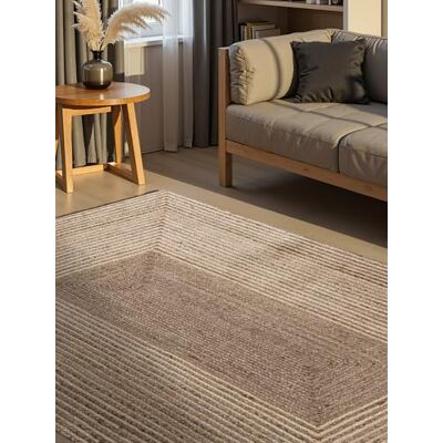 Hanse Home Juno Line Juteteppich Natur Wohnzimmerteppich, 100% Jute, Handgewebt, Robust & Pflegeleicht, Modern, Boho Natürlicher Teppich für Wohnzimmer, Schlafzimmer Natur Weiß Braun, 120x170cm Hanse Home Juno Line Juteteppich Natur Wohnzimmerteppich, 100% Jute, Handgewebt, Robust & Pflegeleicht, Modern, Boho Natürlicher Teppich für Wohnzimmer, Schlafzimmer Natur Weiß Braun, 120x170cm