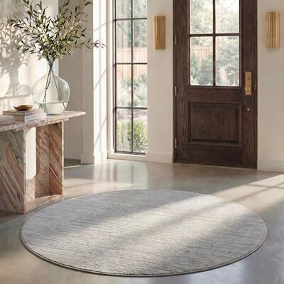 Safavieh Modern Teppich für Wohnzimmer, Esszimmer, Schlafzimmer Vision Collection, Kurzer Flor, Silber, 200 X 200 cm Safavieh Modern Teppich für Wohnzimmer, Esszimmer, Schlafzimmer Vision Collection, Kurzer Flor, Silber, 200 X 200 cm