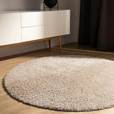 benuta Basic Hochflorteppich Teppich Wohnzimmer Sohari Beige 160 cm Rund Minimalistischer Look Weich & Waschbar Für Schlafzimmer, Flur oder Esszimmer Geeignet für Fußbodenheizung benuta Basic Hochflorteppich Teppich Wohnzimmer Sohari Beige 160 cm Rund Minimalistischer Look Weich & Waschbar Für Schlafzimmer, Flur oder Esszimmer Geeignet für Fußbodenheizung