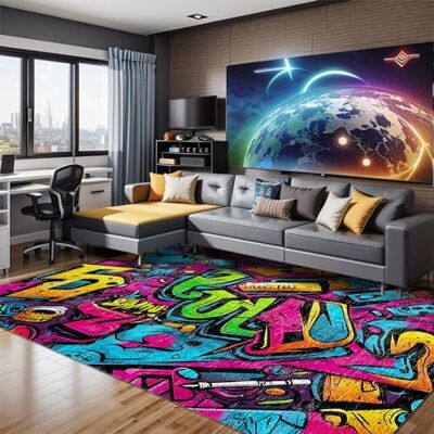 Bamyum - Funny Chenille - Multicolor - 200x300 - Rug Bamyum - Funny Chenille - Multicolor - 200x300 - Rug
