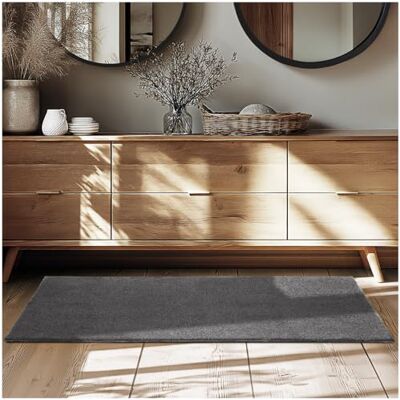 tectake - Soft Zone - anthrazit - Kurzflor-Teppich tectake - Soft Zone - anthrazit - Kurzflor-Teppich