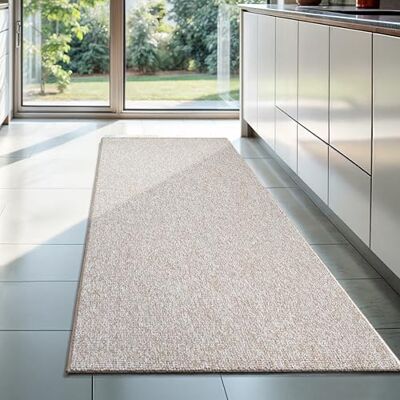 SANAT LORA Teppich Wohnzimmer – Soft Loop Teppich, modern für Schlafzimmer, Arbeitszimmer, Flur, Kinderzimmer & Küche – gesprenkeltes Design, Beige, 80 x 300 cm SANAT LORA Teppich Wohnzimmer – Soft Loop Teppich, modern für Schlafzimmer, Arbeitszimmer, Flur, Kinderzimmer & Küche – gesprenkeltes Design, Beige, 80 x 300 cm