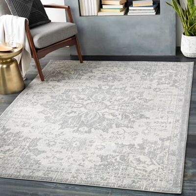 Livabliss Kubu Vintage Design groß 160x220 cm – Orientalischer Stil für Wohnzimmer, Esszimmer & Schlafzimmer, Boho Kurzflor, pflegeleicht – Grau, Elfenbein Livabliss Kubu Vintage Design groß 160x220 cm – Orientalischer Stil für Wohnzimmer, Esszimmer & Schlafzimmer, Boho Kurzflor, pflegeleicht – Grau, Elfenbein