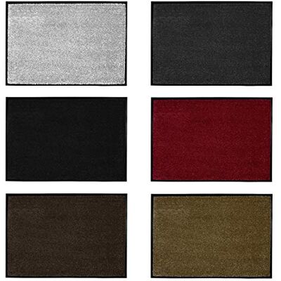 Mercury Schmutzfangmatte,Starke Fußmatte-rutschfest 40x60cm, 60x80cm, 80x120cm 9mm (Antracyt, 40 cm x 60 cm) Mercury Schmutzfangmatte,Starke Fußmatte-rutschfest 40x60cm, 60x80cm, 80x120cm 9mm (Antracyt, 40 cm x 60 cm)