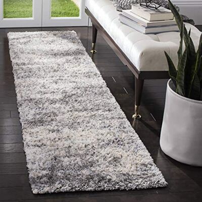 Safavieh - Berber Shag - Grau-Blau - 60x180cm - Rug Safavieh - Berber Shag - Grau-Blau - 60x180cm - Rug