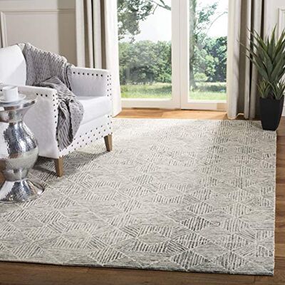Safavieh - Wool Rug - Grün Ivory - 70x120 cm - Teppich Safavieh - Wool Rug - Grün Ivory - 70x120 cm - Teppich